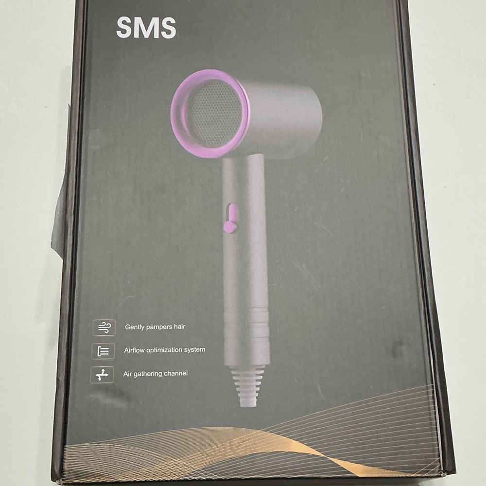 Black and Purple Hair Dryer